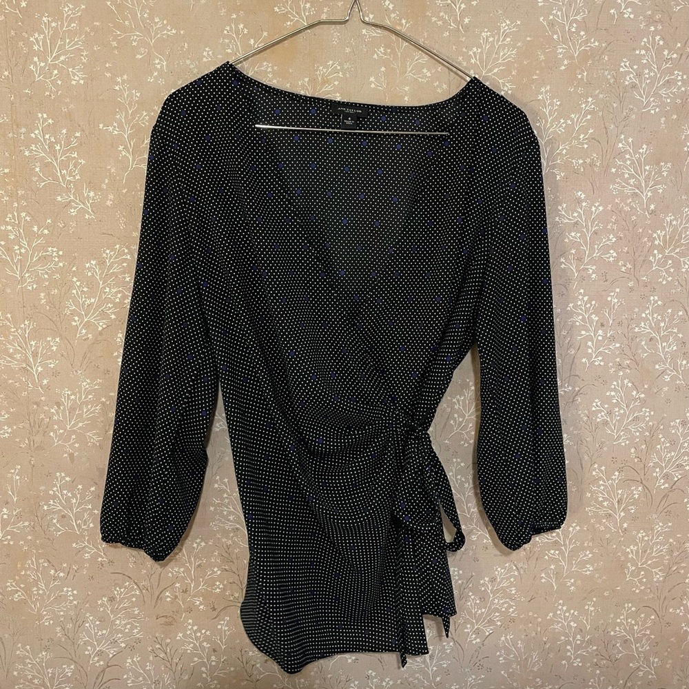 Ann Taylor Wrap-front Top